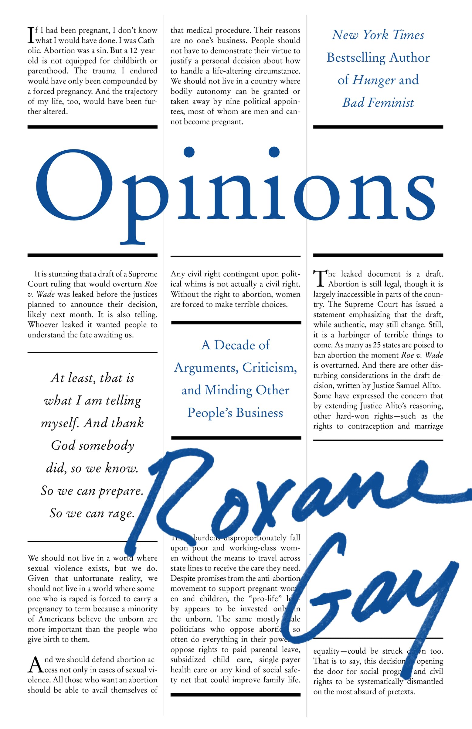 Opinions by Roxane Gay PDF Download