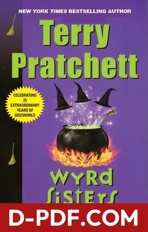 Wyrd Sisters by Terry Pratchett book cover