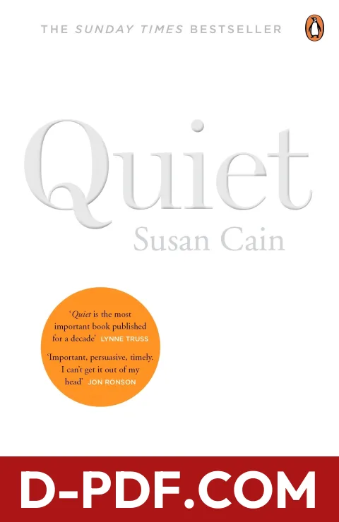 Quiet: The Power of Introverts in a World That Can't Stop Talking by Susan Cain book cover