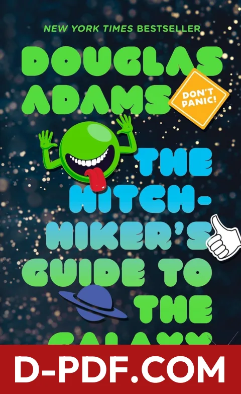 The Hitchhiker's Guide to the Galaxy by Douglas Adams book cover
