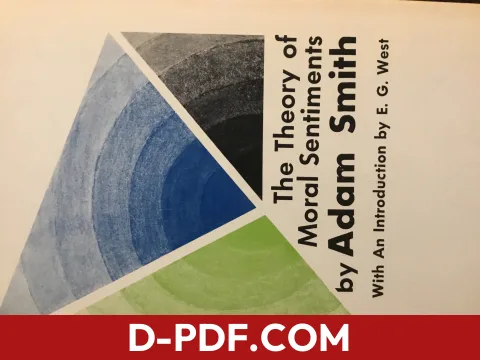 The Theory of Moral Sentiments by Adam Smith book cover