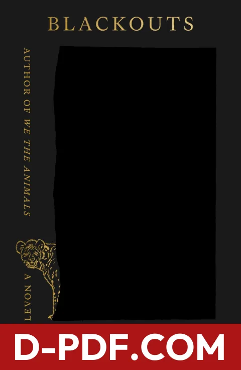 Blackouts by Justin Torres book cover