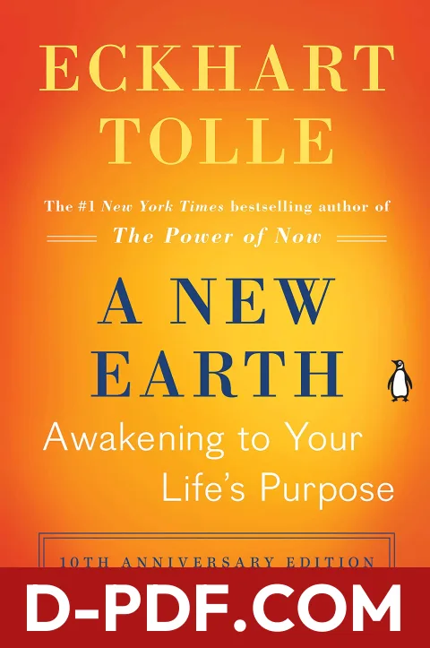 A New Earth: Awakening to Your Life's Purpose by Eckhart Tolle book cover