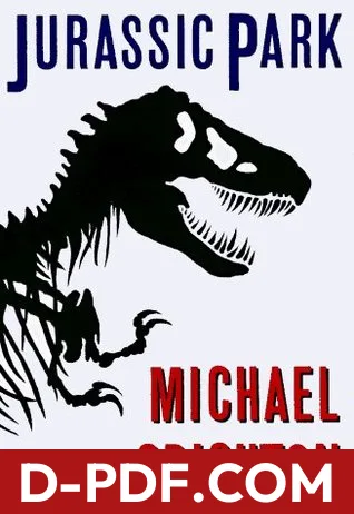 Jurassic Park by Michael Crichton book cover