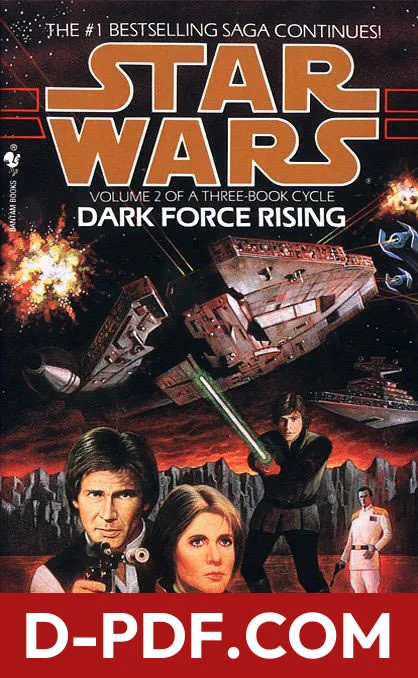 Star Wars: Dark Force Rising by Timothy Zahn book cover