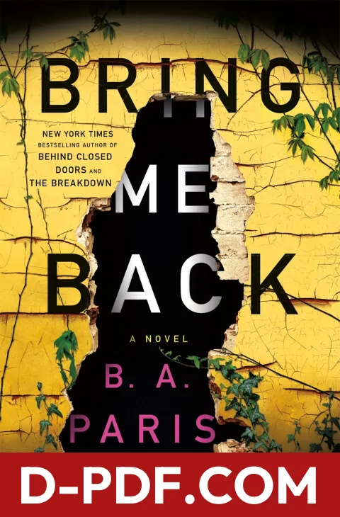 Bring Me Back by B.A. Paris book cover