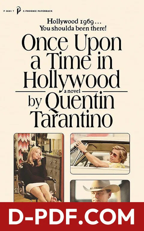 Once Upon a Time in Hollywood by Quentin Tarantino book cover