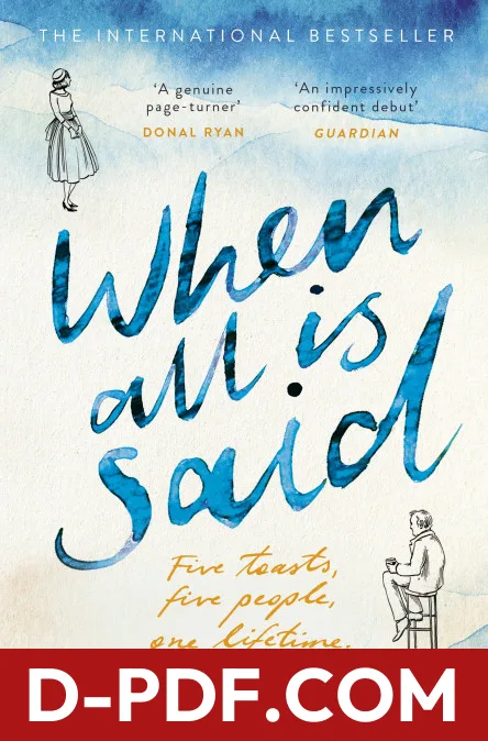 When All is Said by Anne Griffin book cover