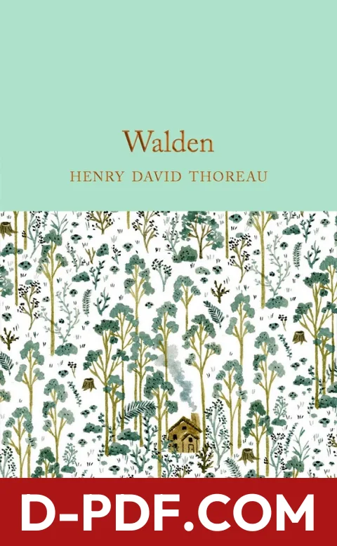Walden by Henry David Thoreau book cover