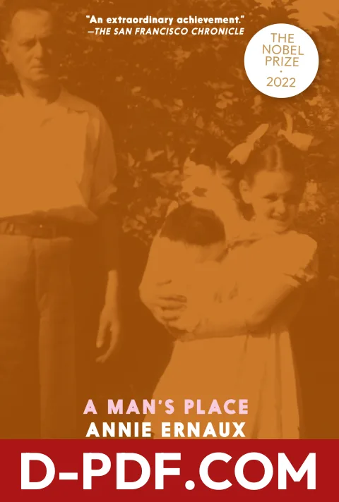 A Man's Place by Annie Ernaux book cover