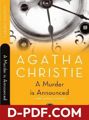 A Murder Is Announced by Agatha Christie book cover