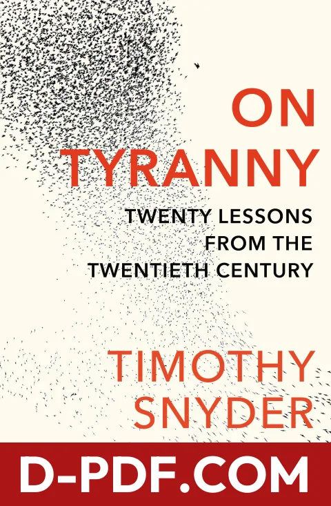 On Tyranny: Twenty Lessons from the Twentieth Century by Timothy Snyder book cover