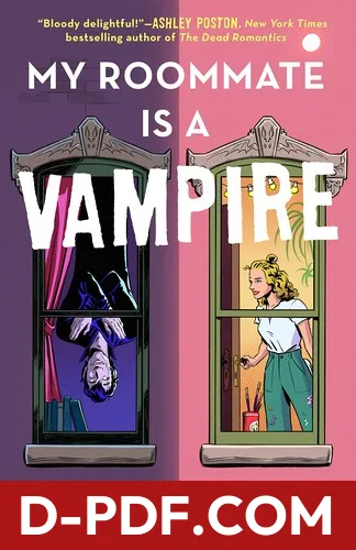 My Roommate Is a Vampire by Jenna Levine book cover