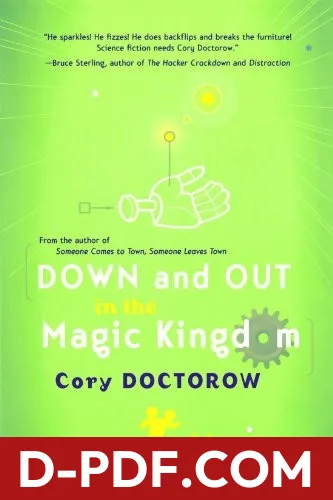 Down and out in the Magic Kingdom by Cory Doctorow book cover