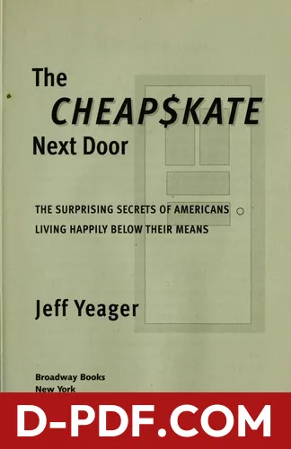 The cheapskate next door by book cover
