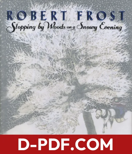 Stopping by Woods on a Snowy Evening by Robert Frost book cover